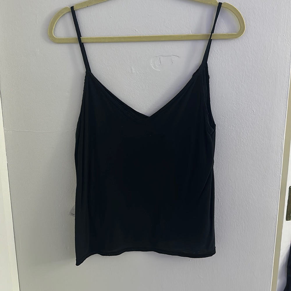 Rag & Bone black strap tank